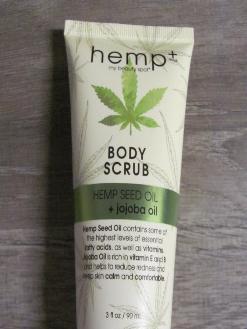 My Beauty Spot Hemp+ Body Scrub 3 fl oz New Sealed Hemp Seed Oil & Jojoba Oil